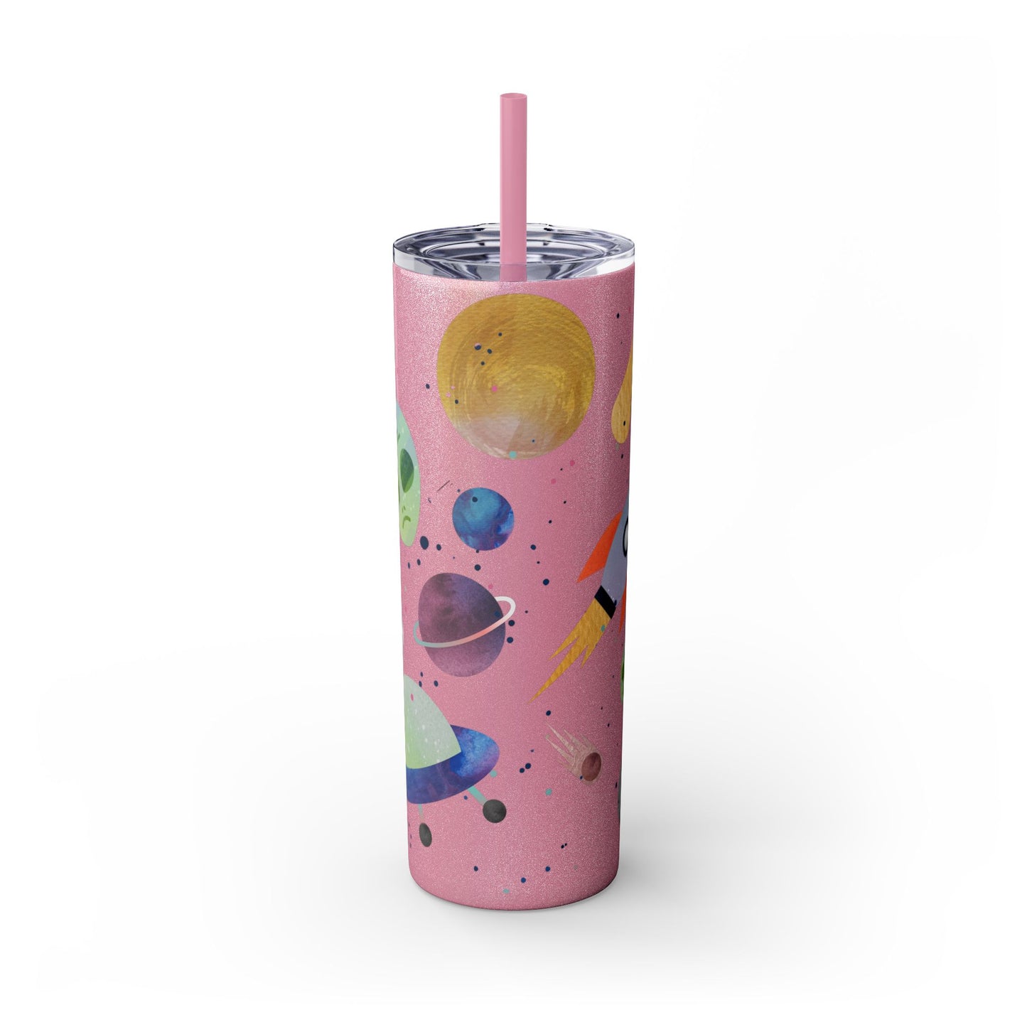 Paranormal Activity Skinny Tumbler with Straw