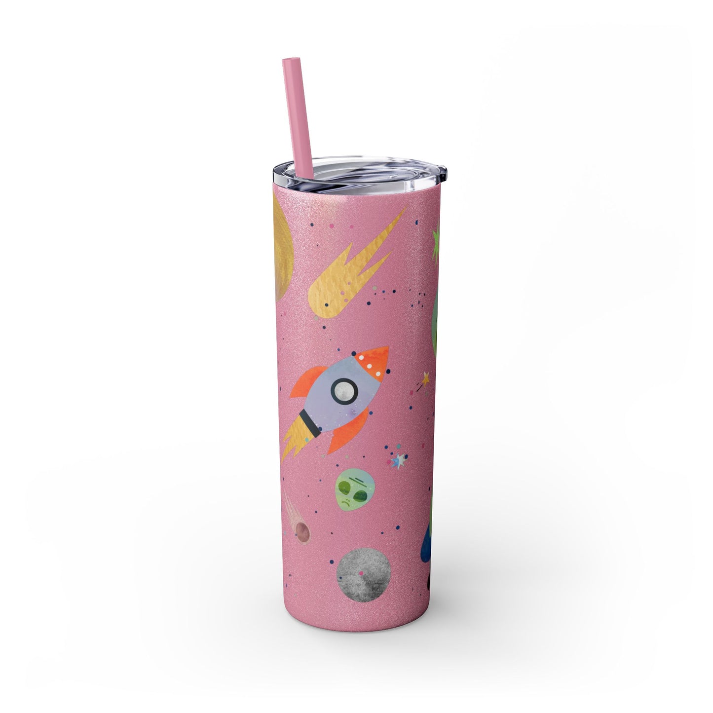 Paranormal Activity Skinny Tumbler with Straw