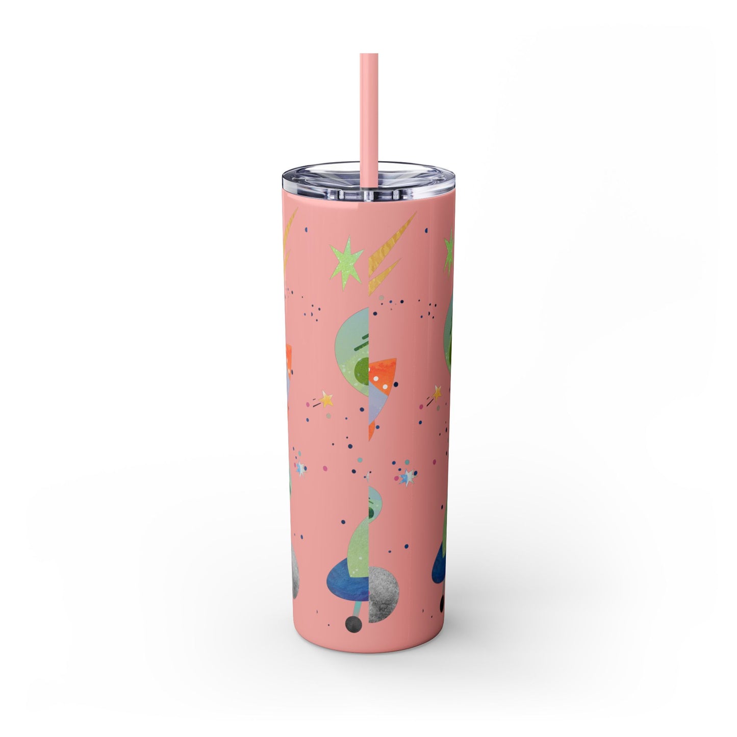 Paranormal Activity Skinny Tumbler with Straw