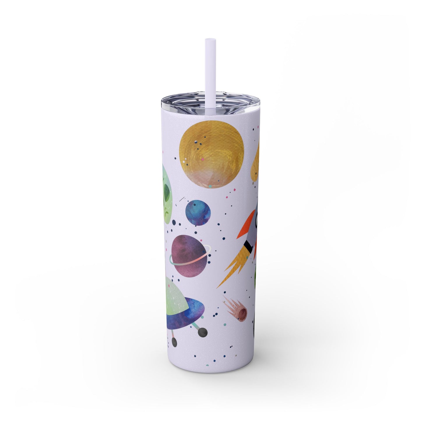 Paranormal Activity Skinny Tumbler with Straw