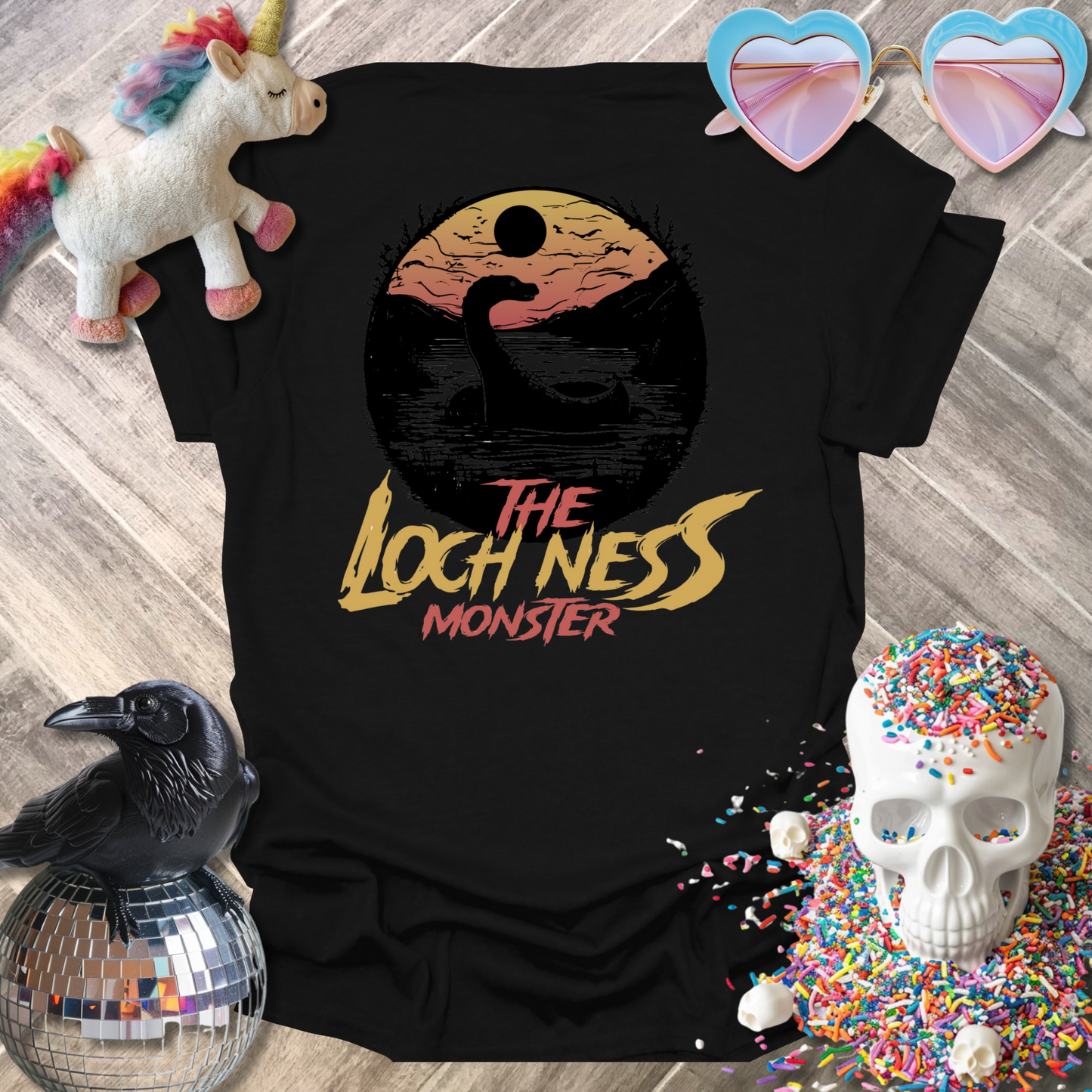 The Loch Ness Monster Front and Back T-Shirt