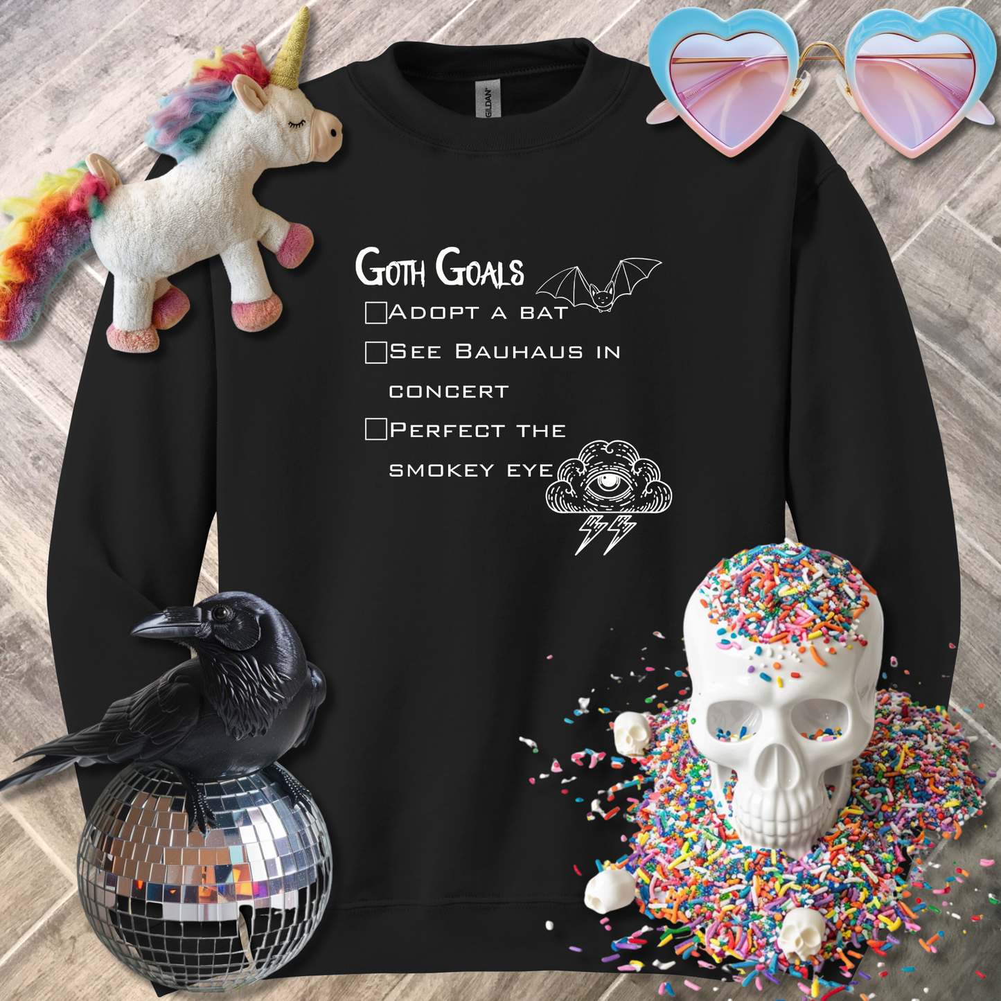 Goth Goals Sweatshirt