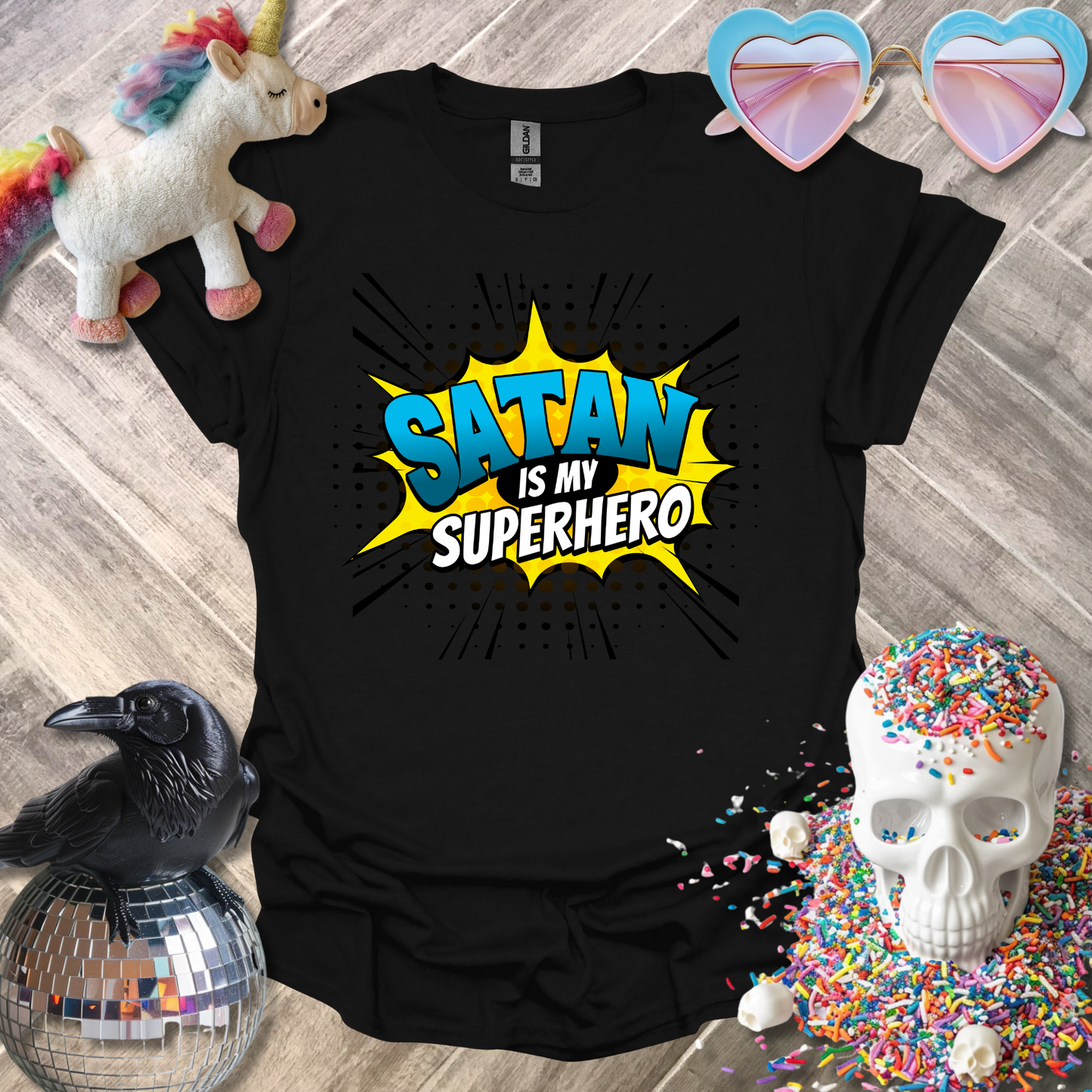 Satan is My Superhero T-Shirt