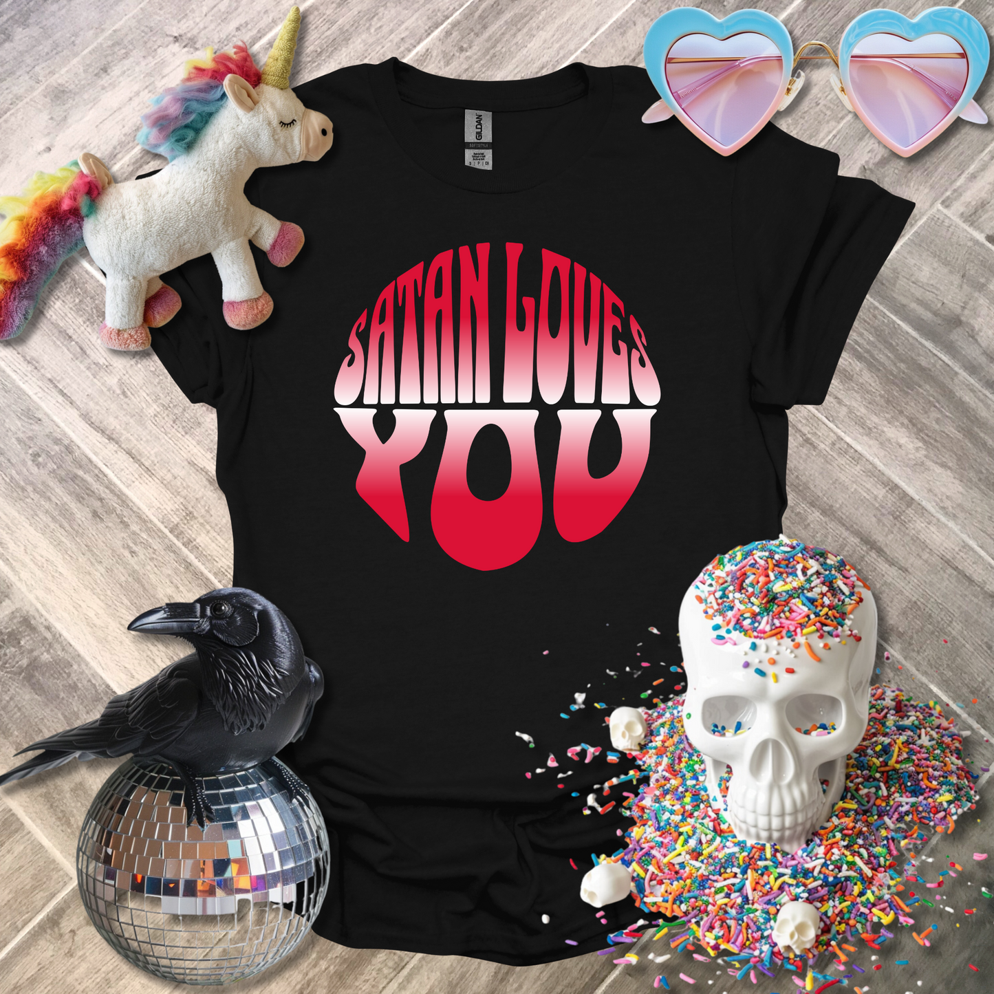 Satan Loves You T-Shirt