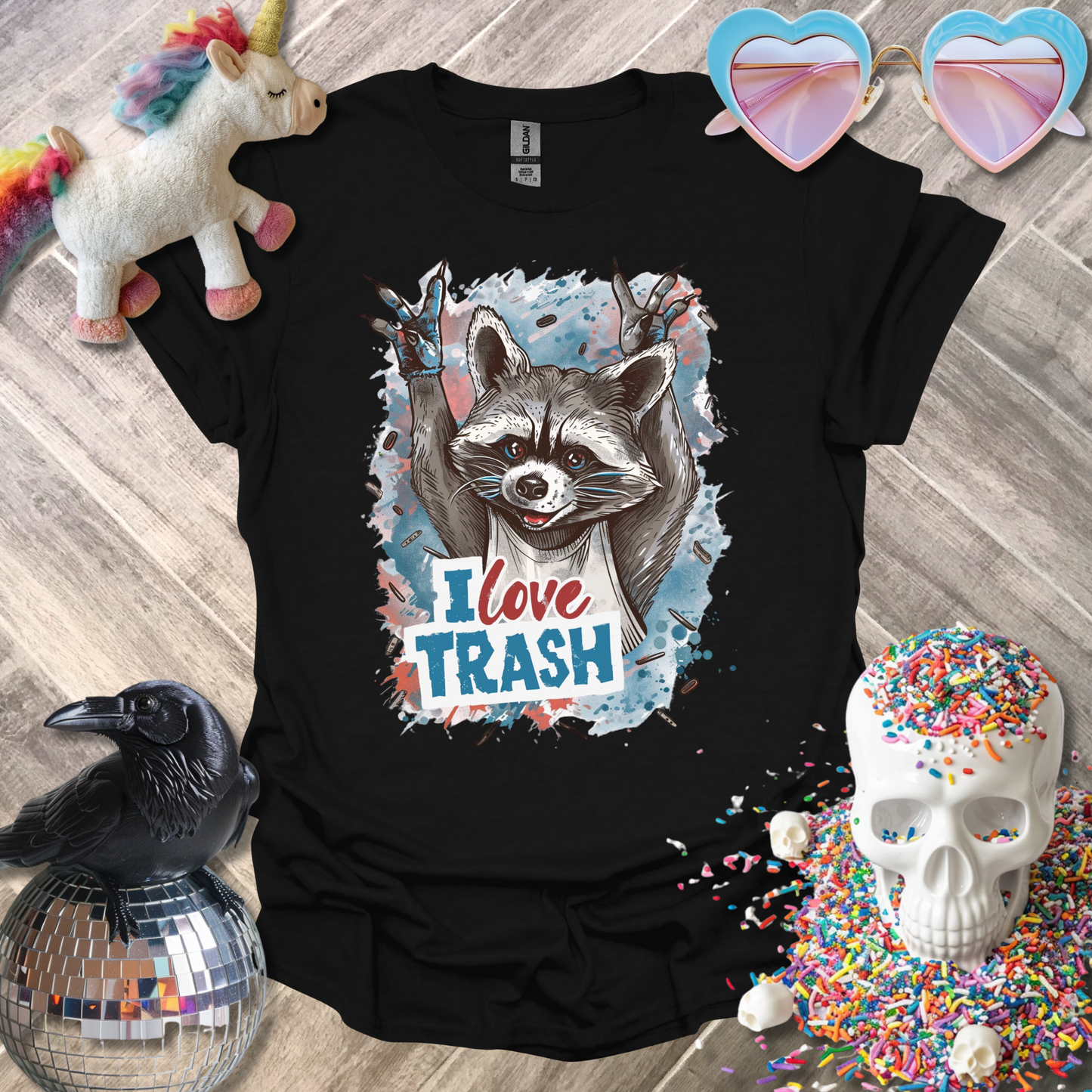 I Love Trash T-Shirt