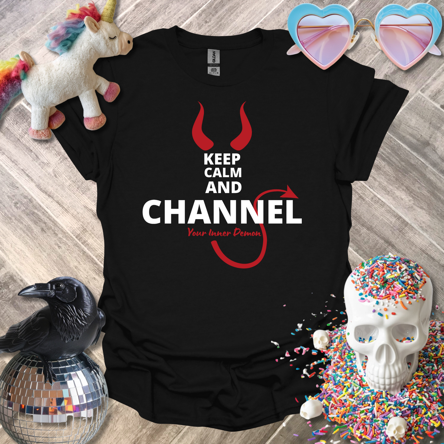 Keep Calm and Channel Your Inner Demon T-Shirt