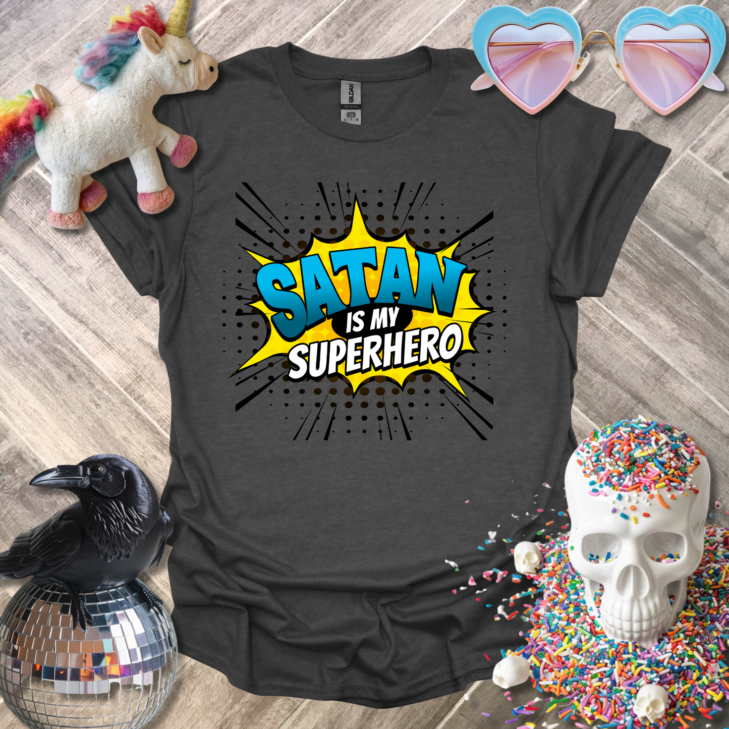 Satan is My Superhero T-Shirt