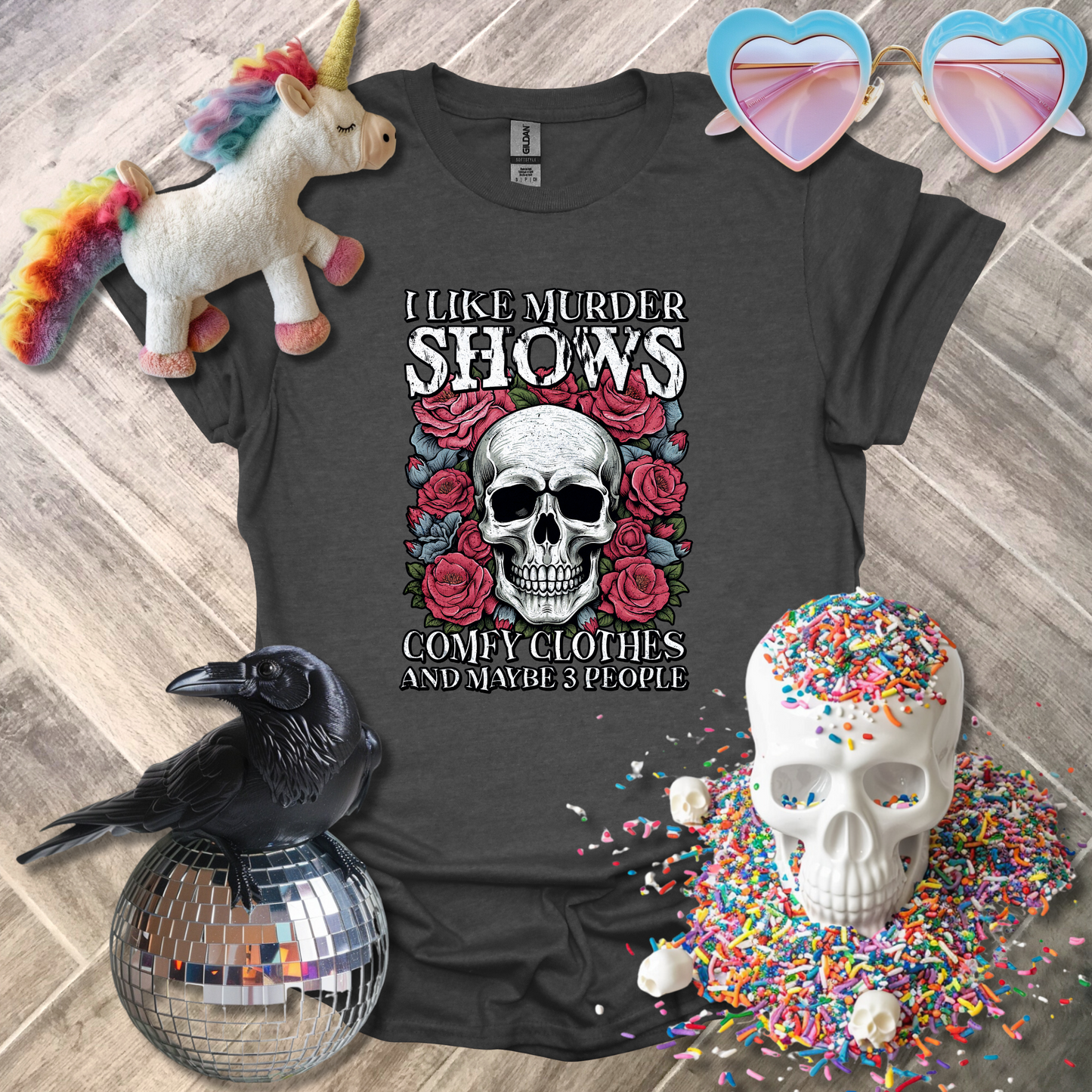 I Like Murder Shows and Comfy Clothes T-Shirt