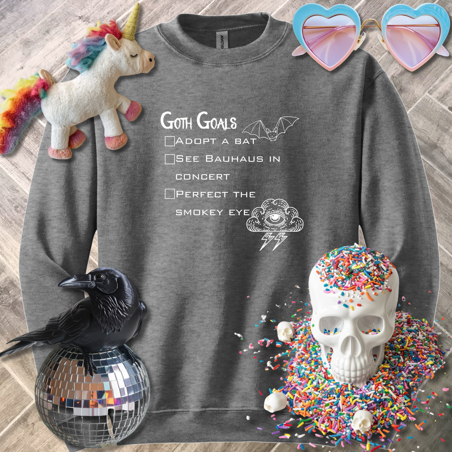 Goth Goals Sweatshirt