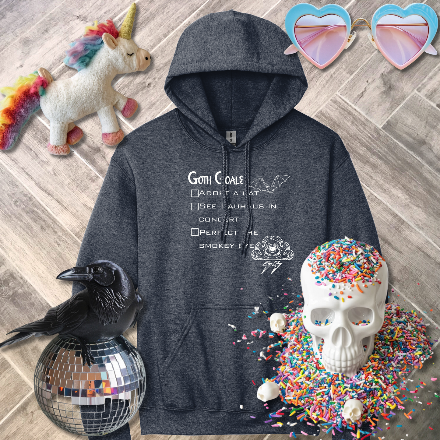 Goth Goals Hoodie