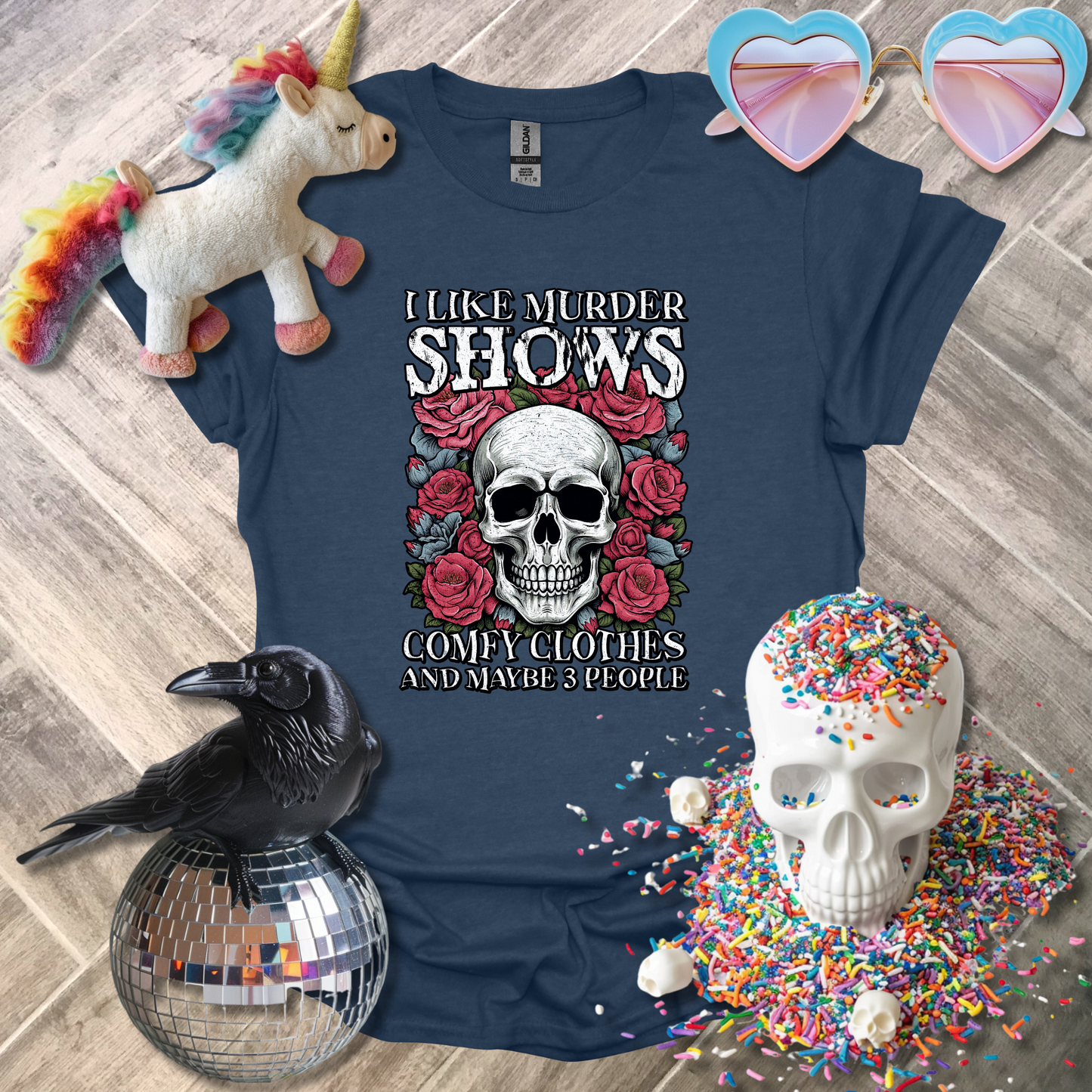 I Like Murder Shows and Comfy Clothes T-Shirt