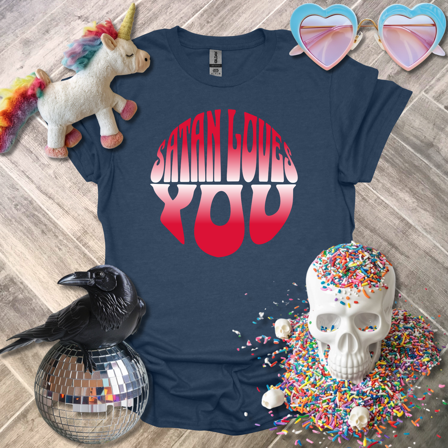 Satan Loves You T-Shirt