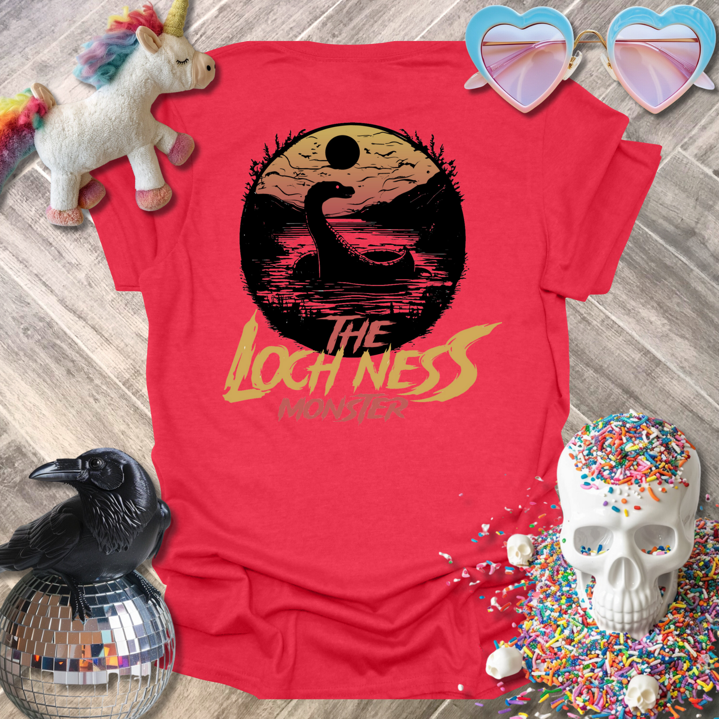 The Loch Ness Monster Front and Back T-Shirt