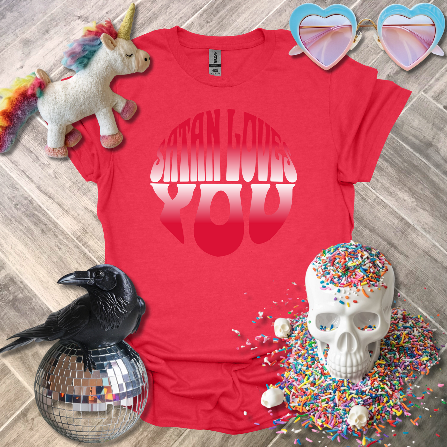 Satan Loves You T-Shirt