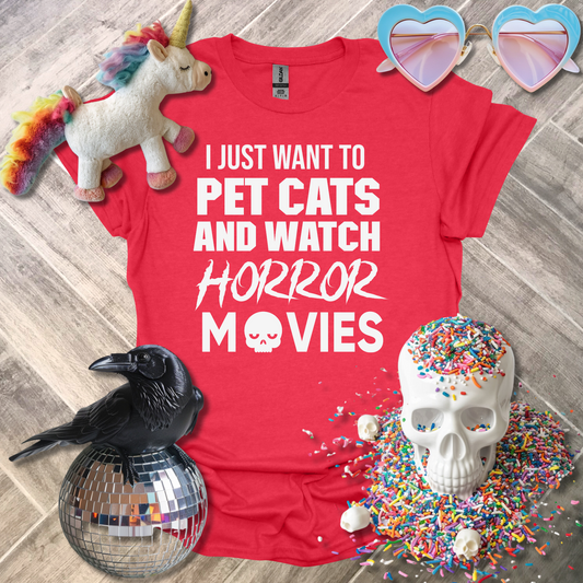 I Just Want to Pet Cats T-Shirt