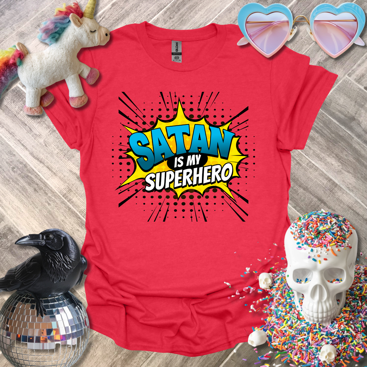 Satan is My Superhero T-Shirt