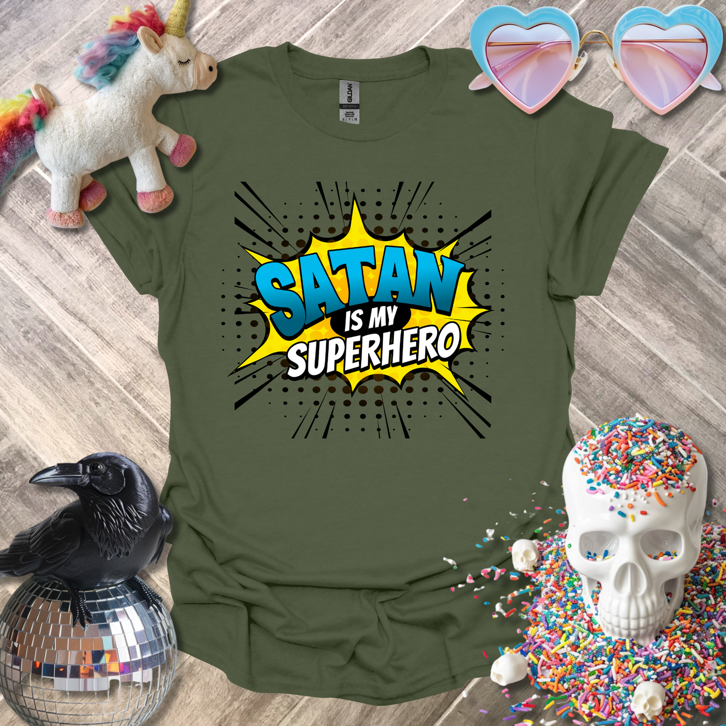 Satan is My Superhero T-Shirt