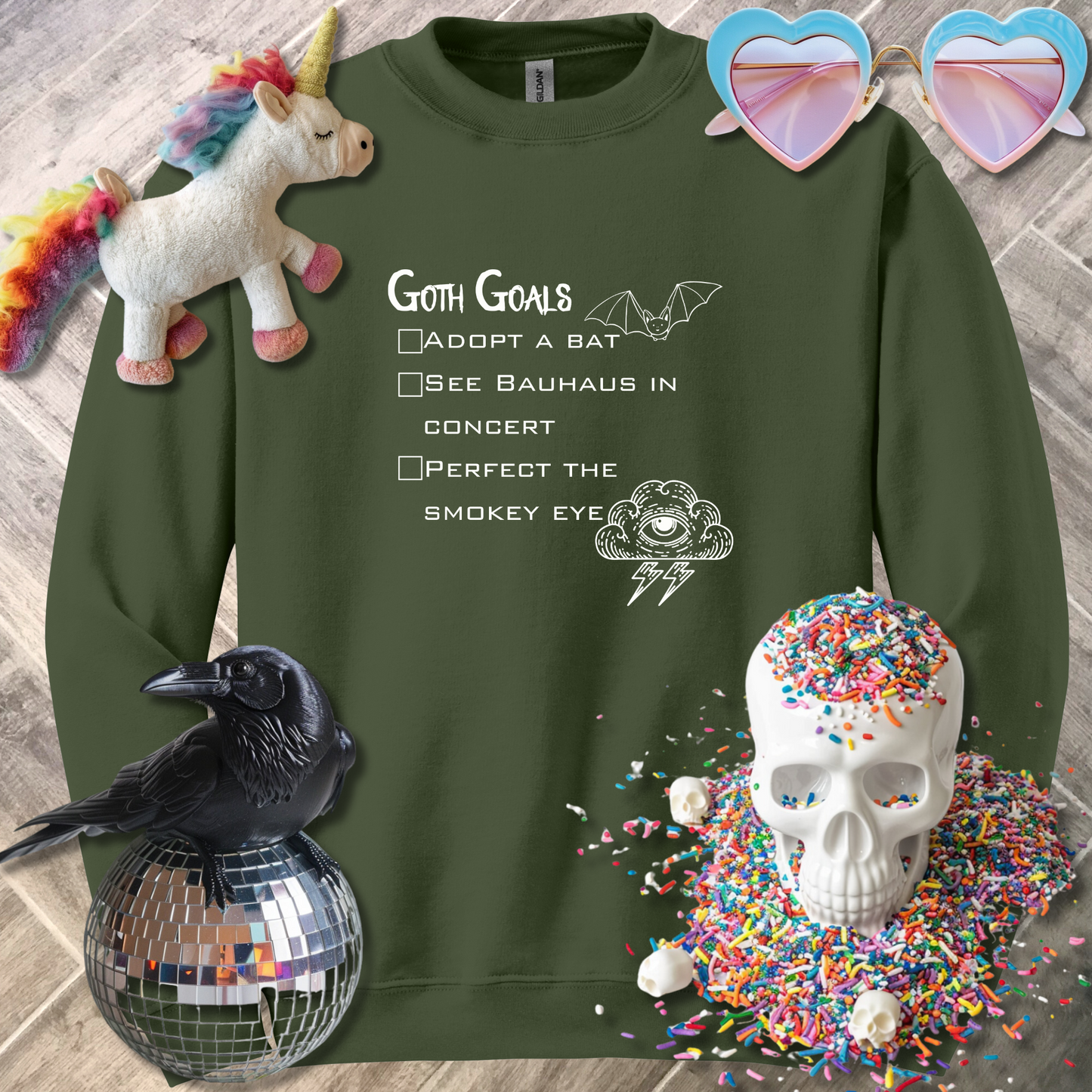 Goth Goals Sweatshirt