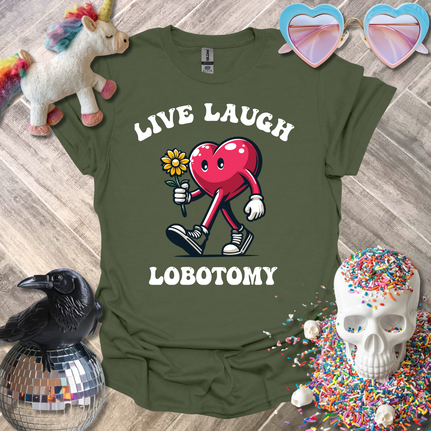 Live Laugh Lobotomy T-Shirt