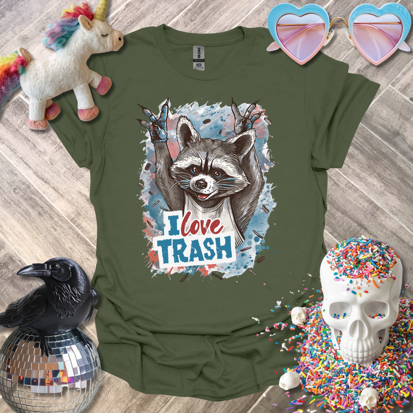 I Love Trash T-Shirt