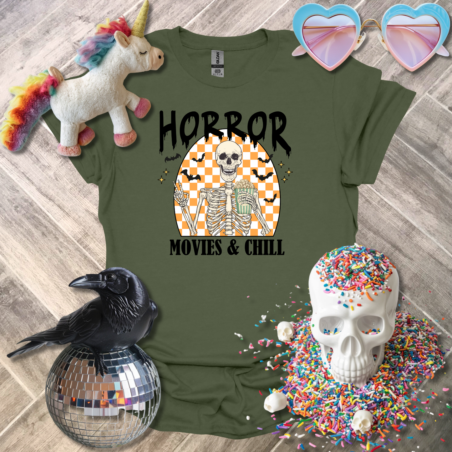 Horror Movies and Chill T-Shirt