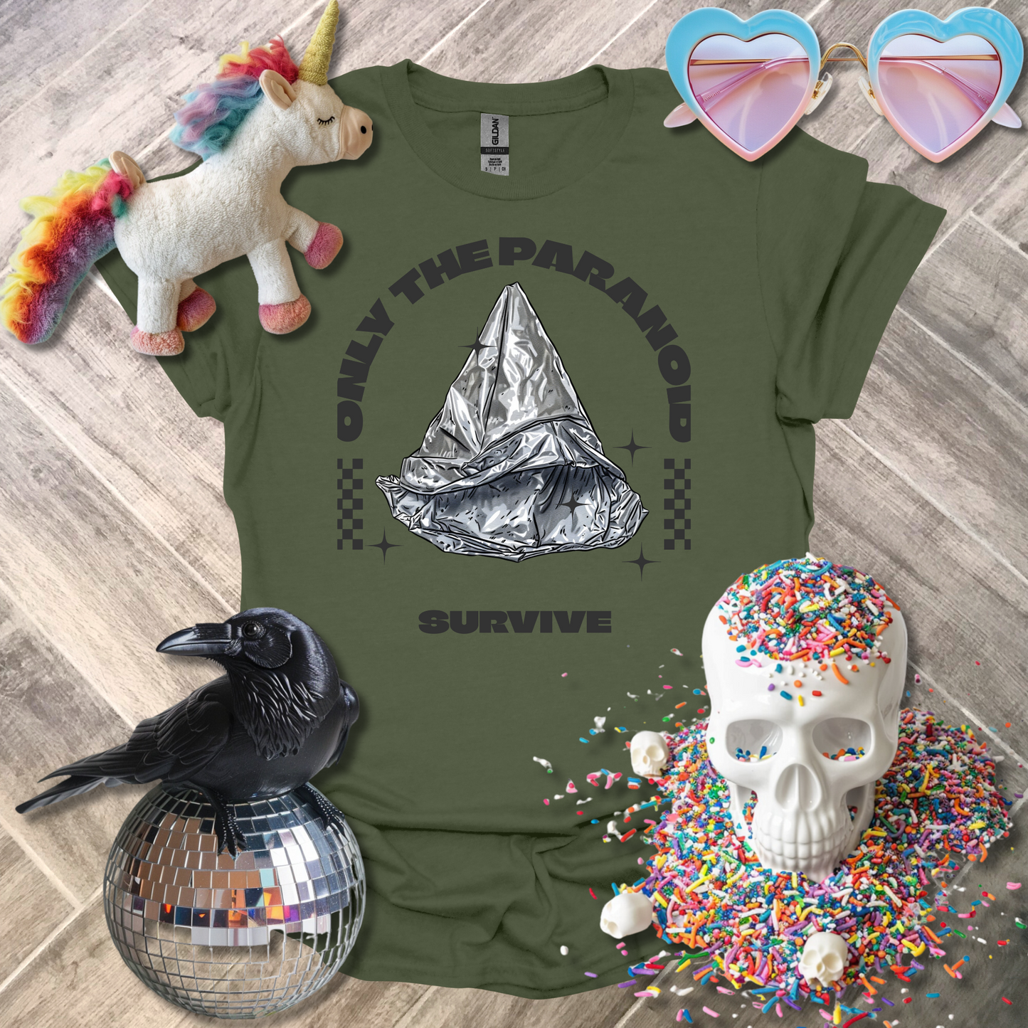 Only the Paranoid Survive T-Shirt