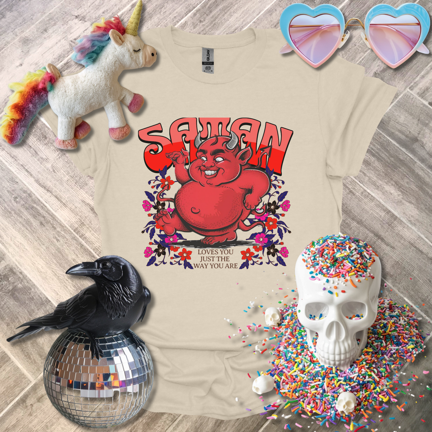 Satan Loves You T-Shirt