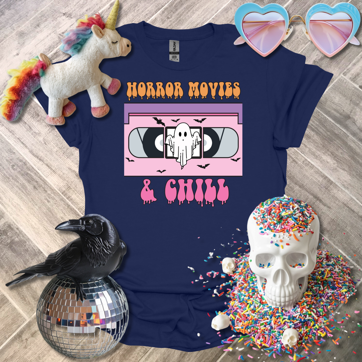 Horror Movies and Chill T-Shirt