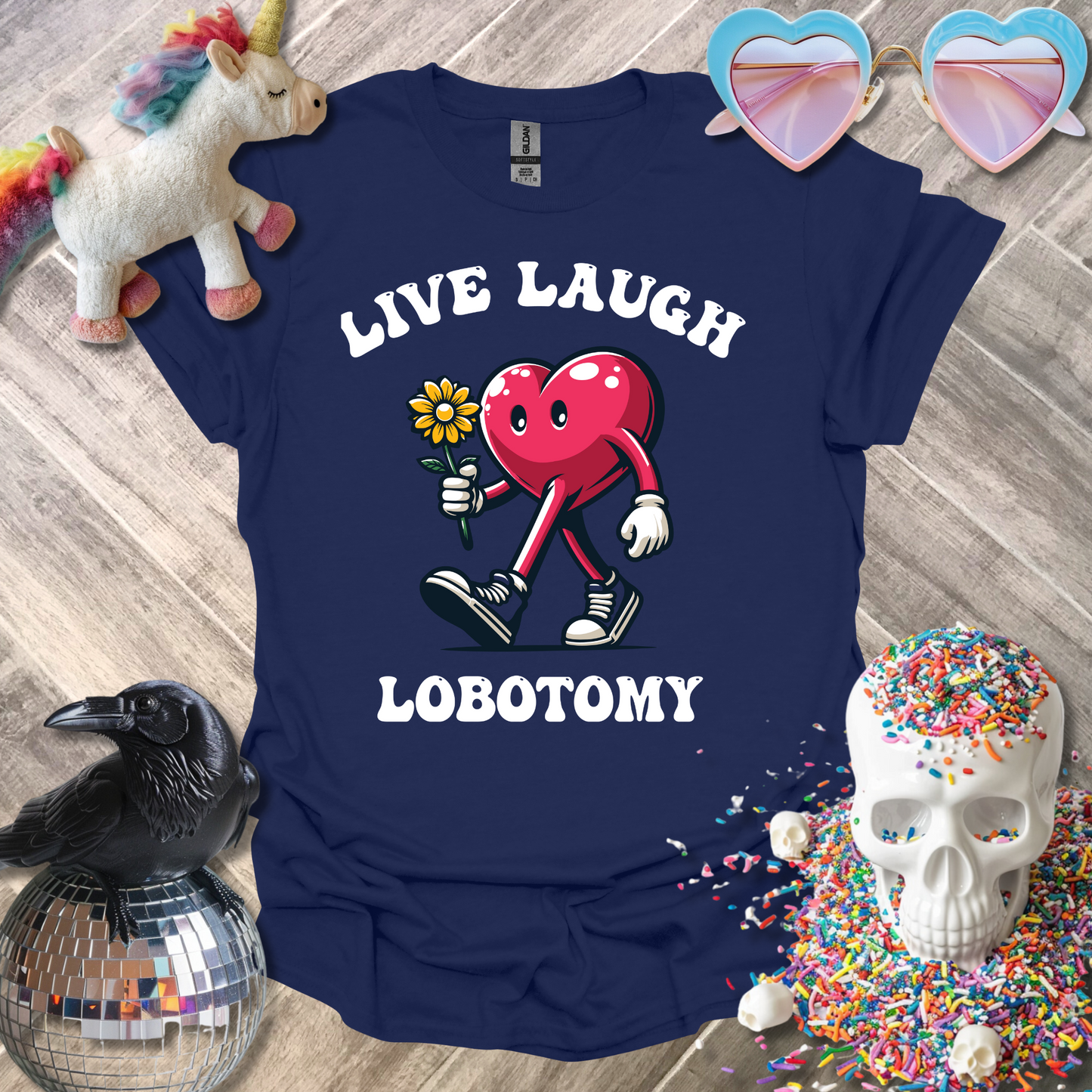 Live Laugh Lobotomy T-Shirt