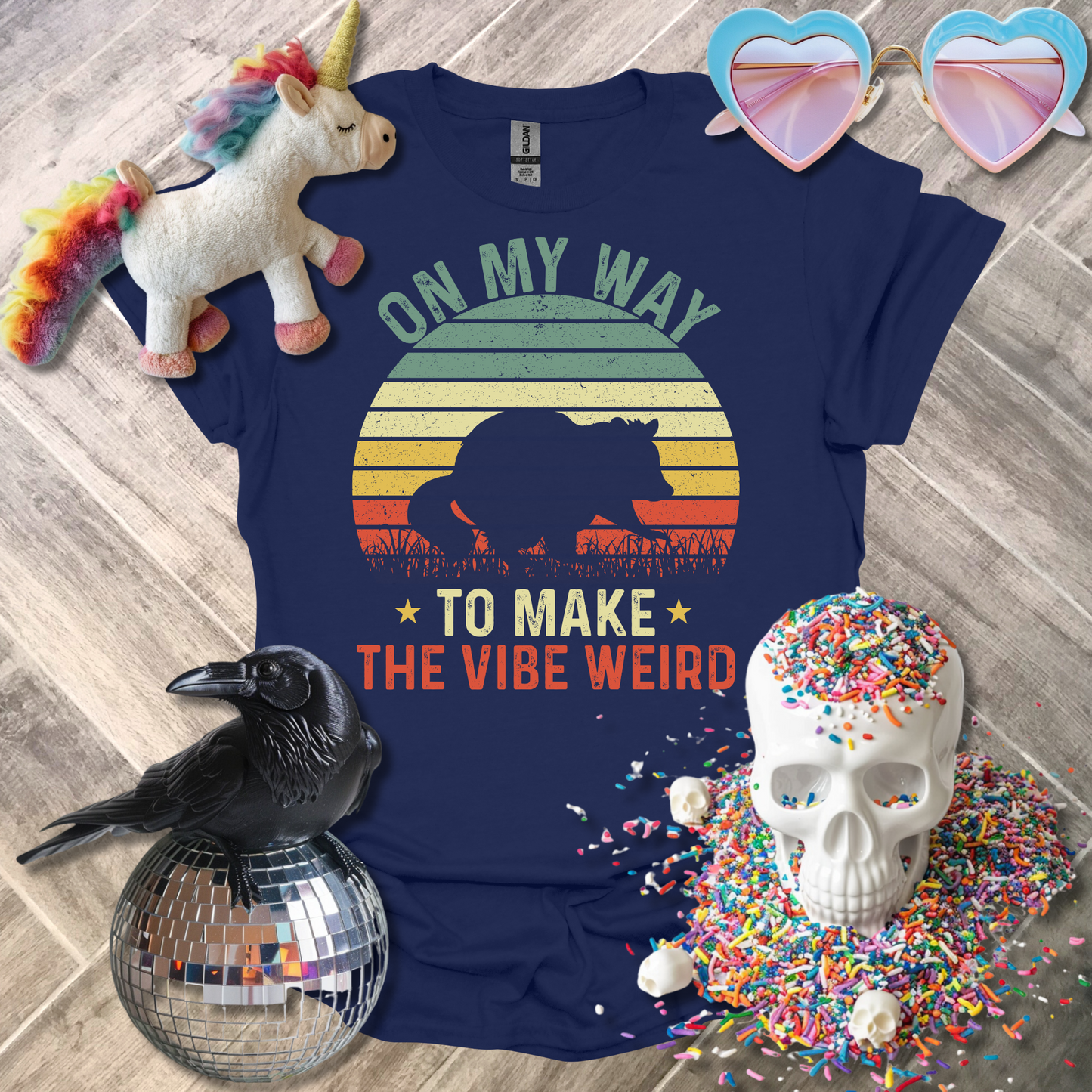 On My Way to Make the Vibe Weird T-Shirt