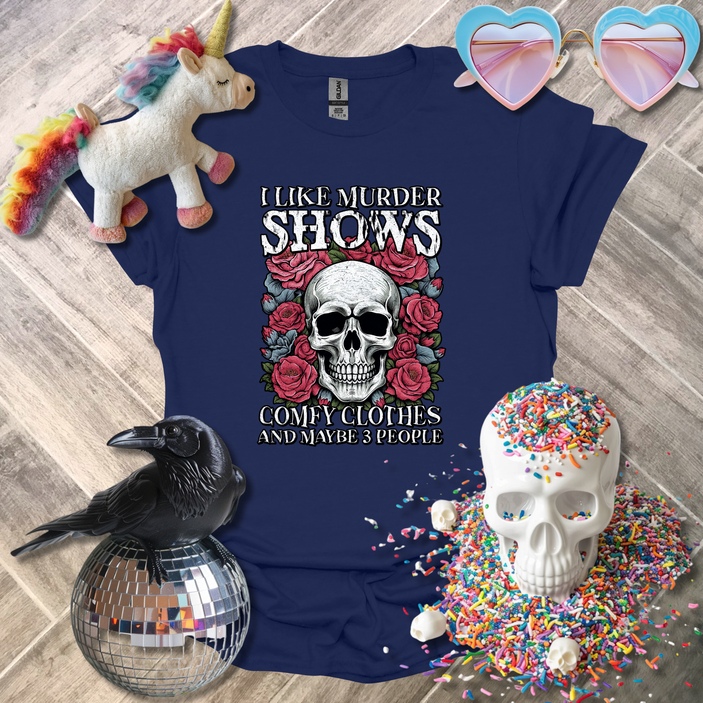 I Like Murder Shows and Comfy Clothes T-Shirt