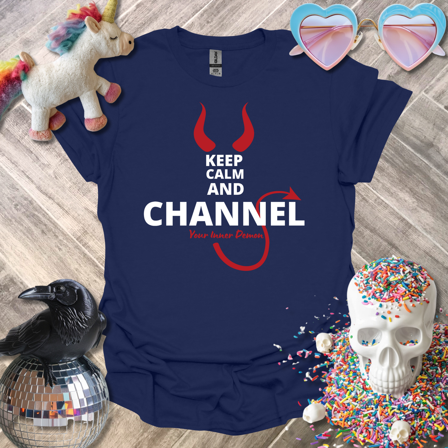 Keep Calm and Channel Your Inner Demon T-Shirt