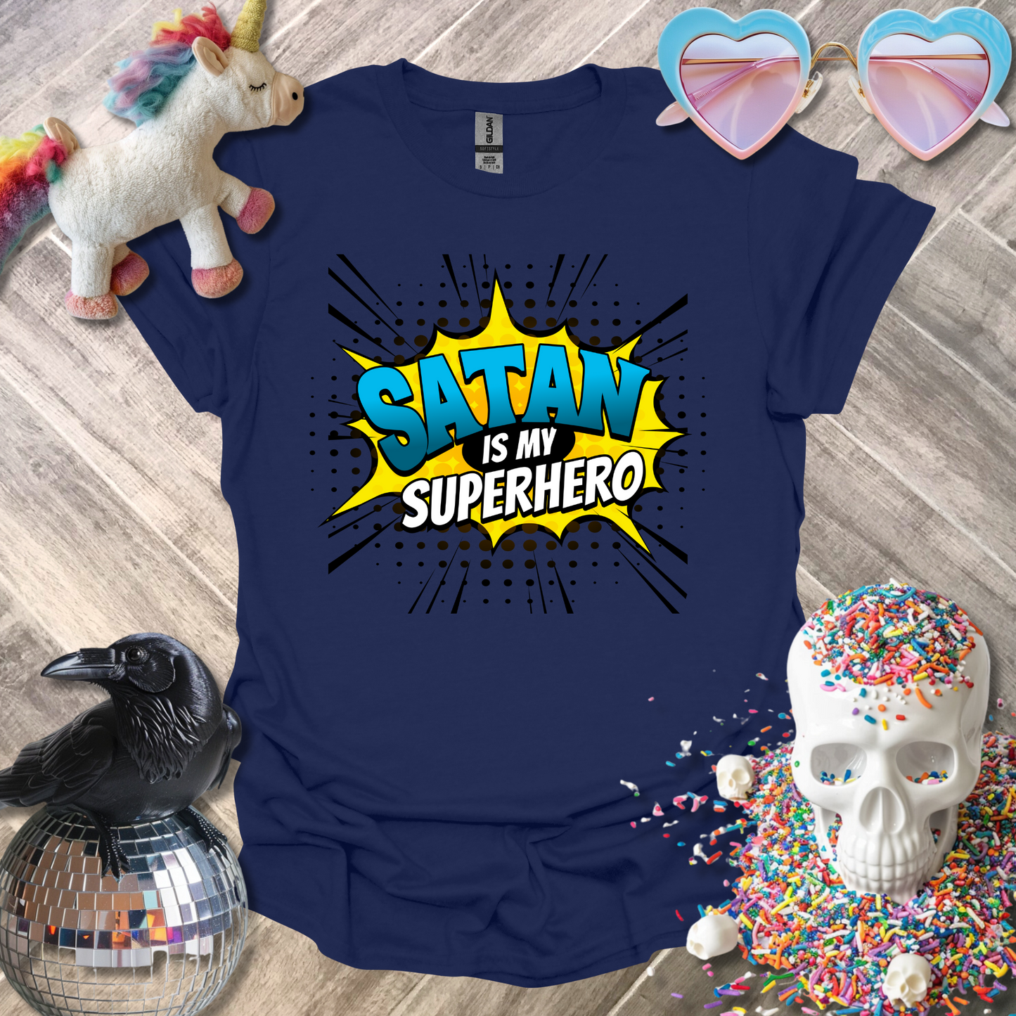 Satan is My Superhero T-Shirt