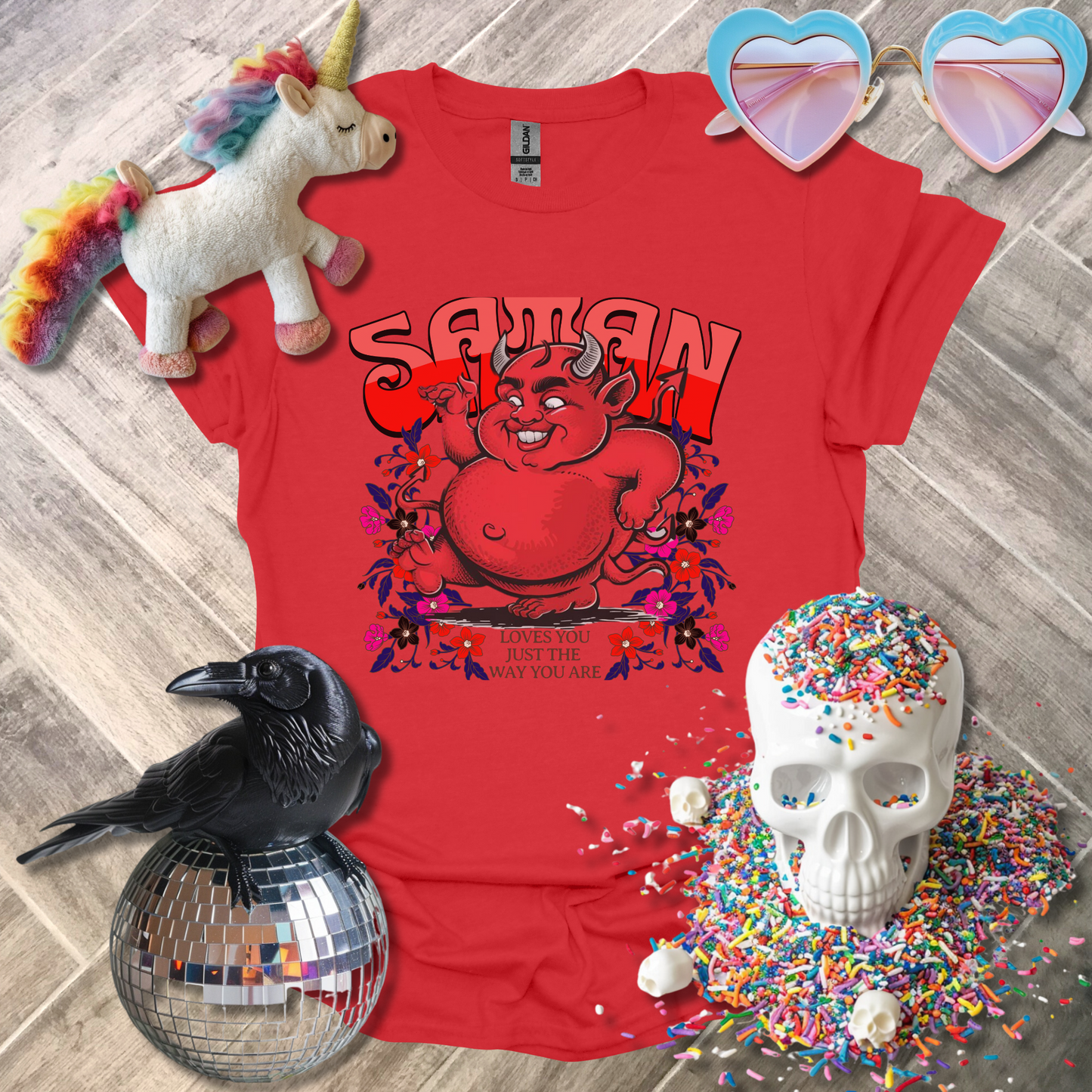 Satan Loves You T-Shirt