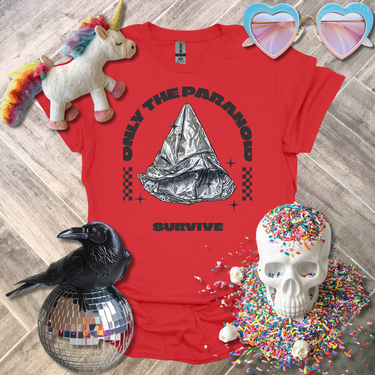 Only the Paranoid Survive T-Shirt