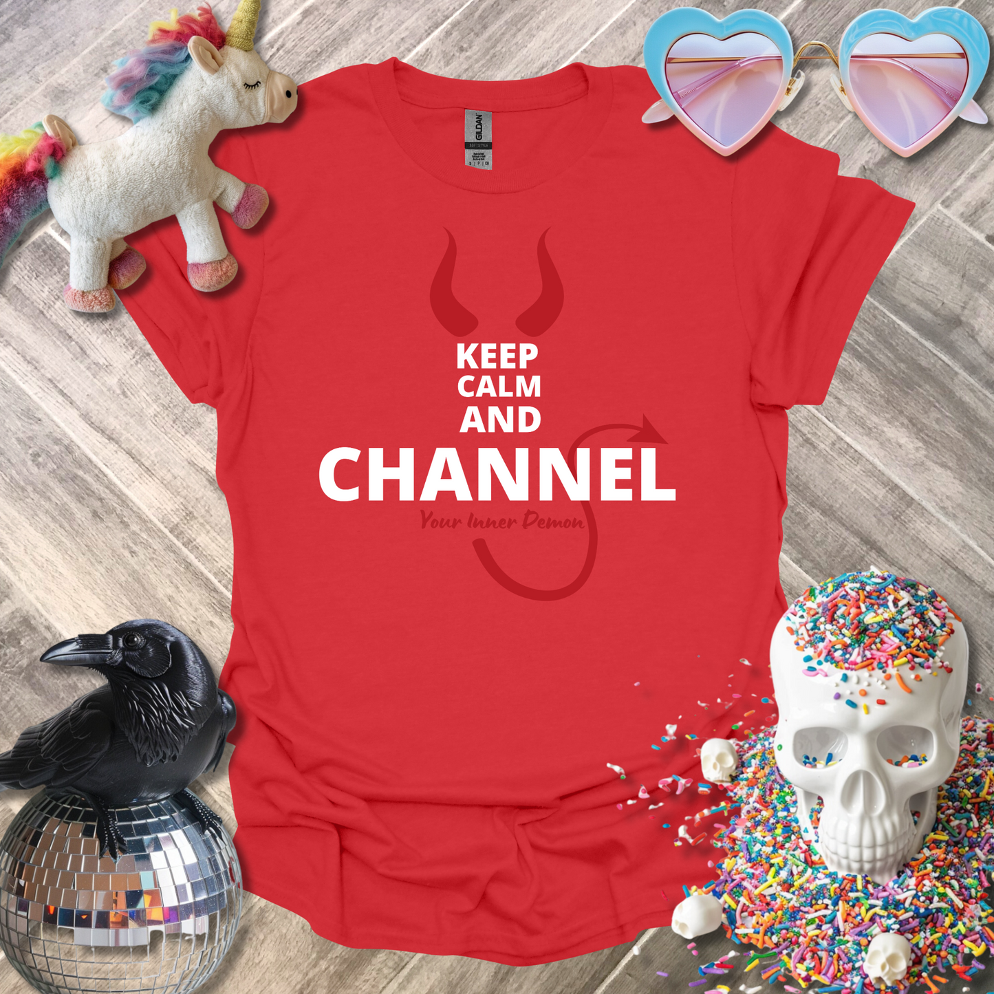 Keep Calm and Channel Your Inner Demon T-Shirt