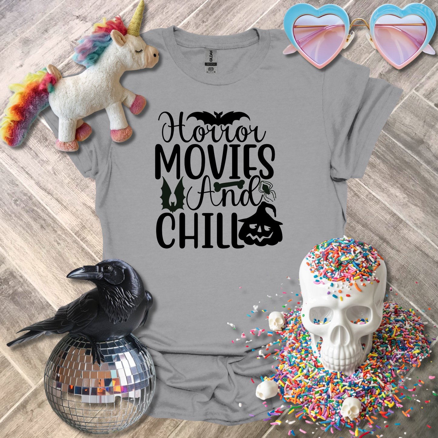 Horror Movies and Chill T-Shirt