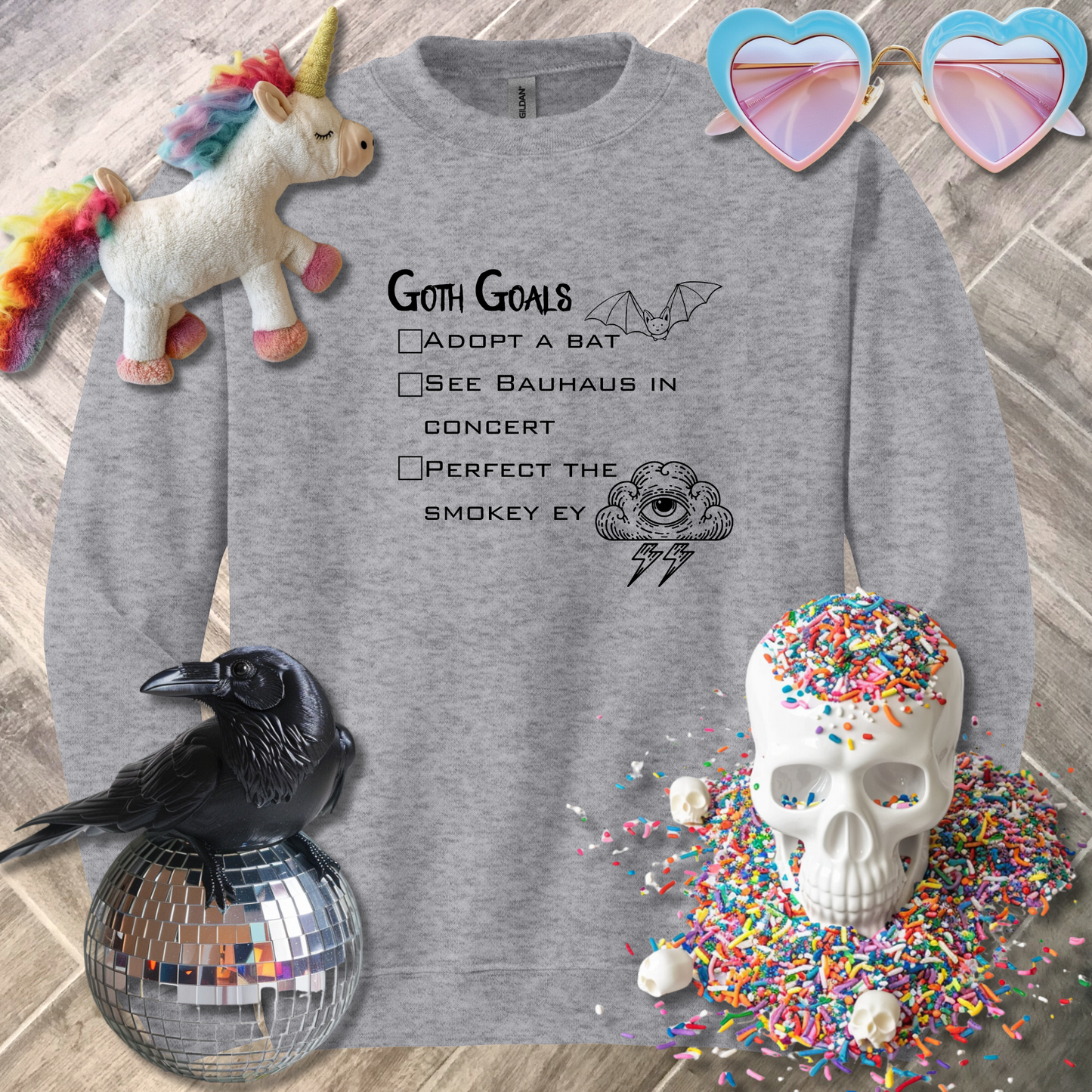 Goth Goals Sweatshirt