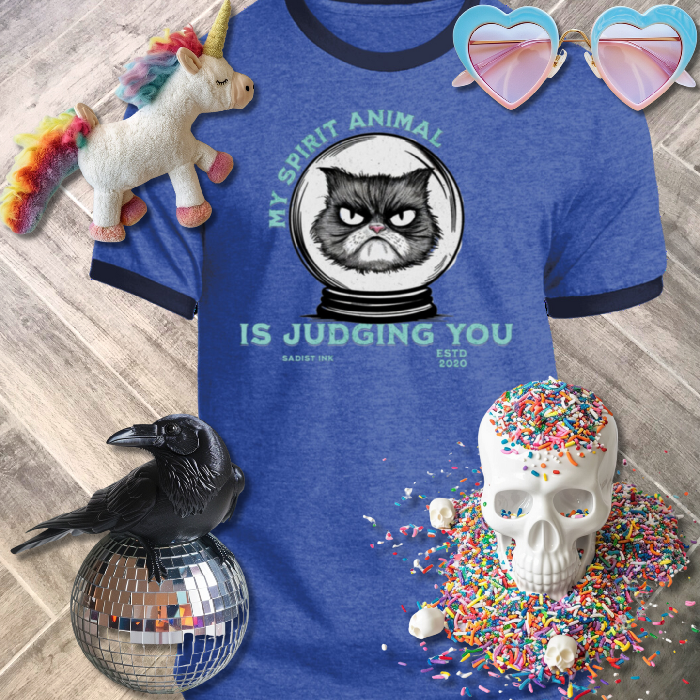 My Spirit Animal is Judging You Ringer Tee