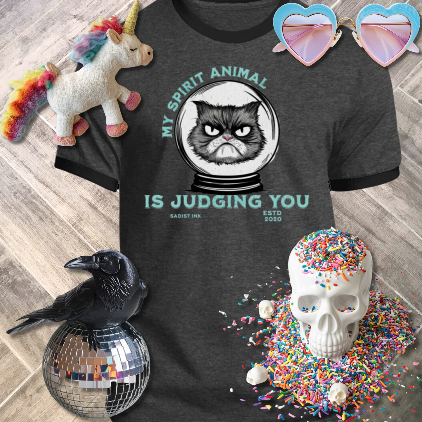 My Spirit Animal is Judging You  Ringer Tee