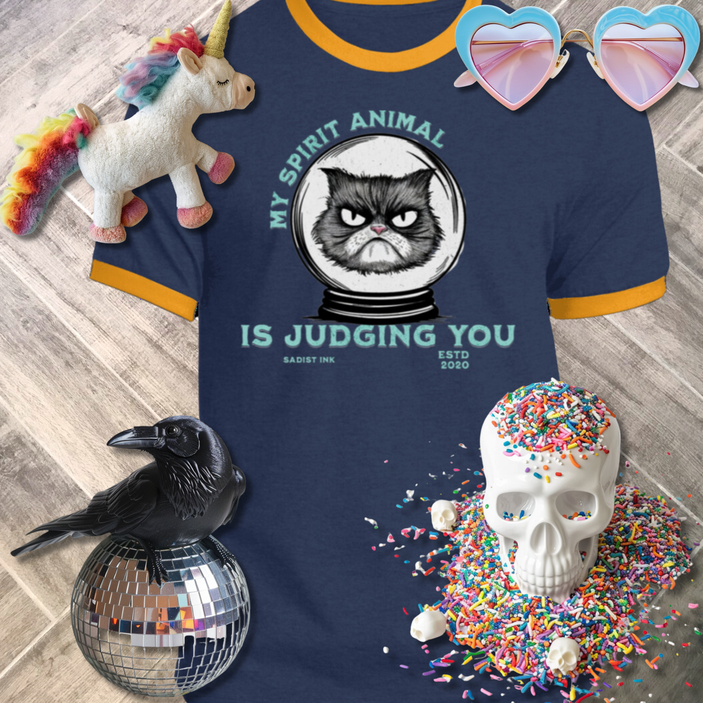 My Spirit Animal is Judging You Ringer Tee