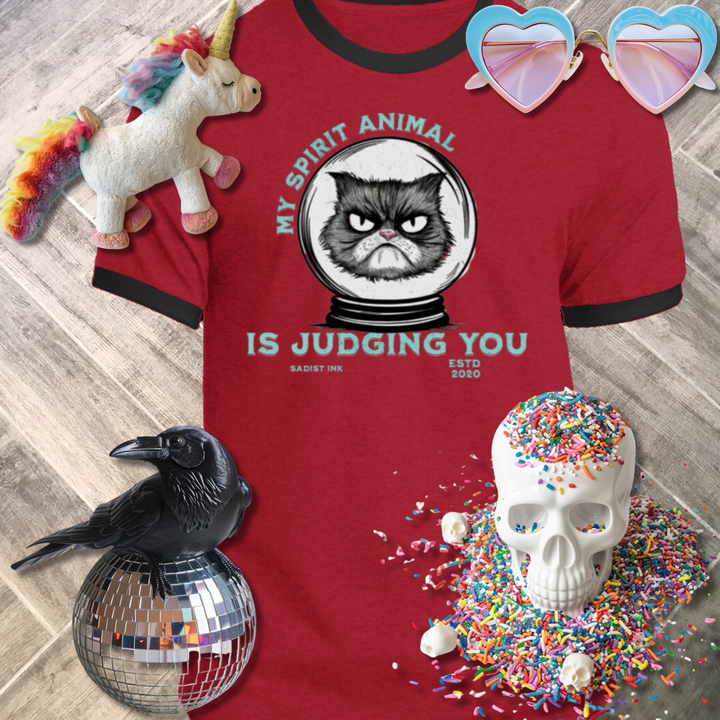 My Spirit Animal is Judging You  Ringer Tee