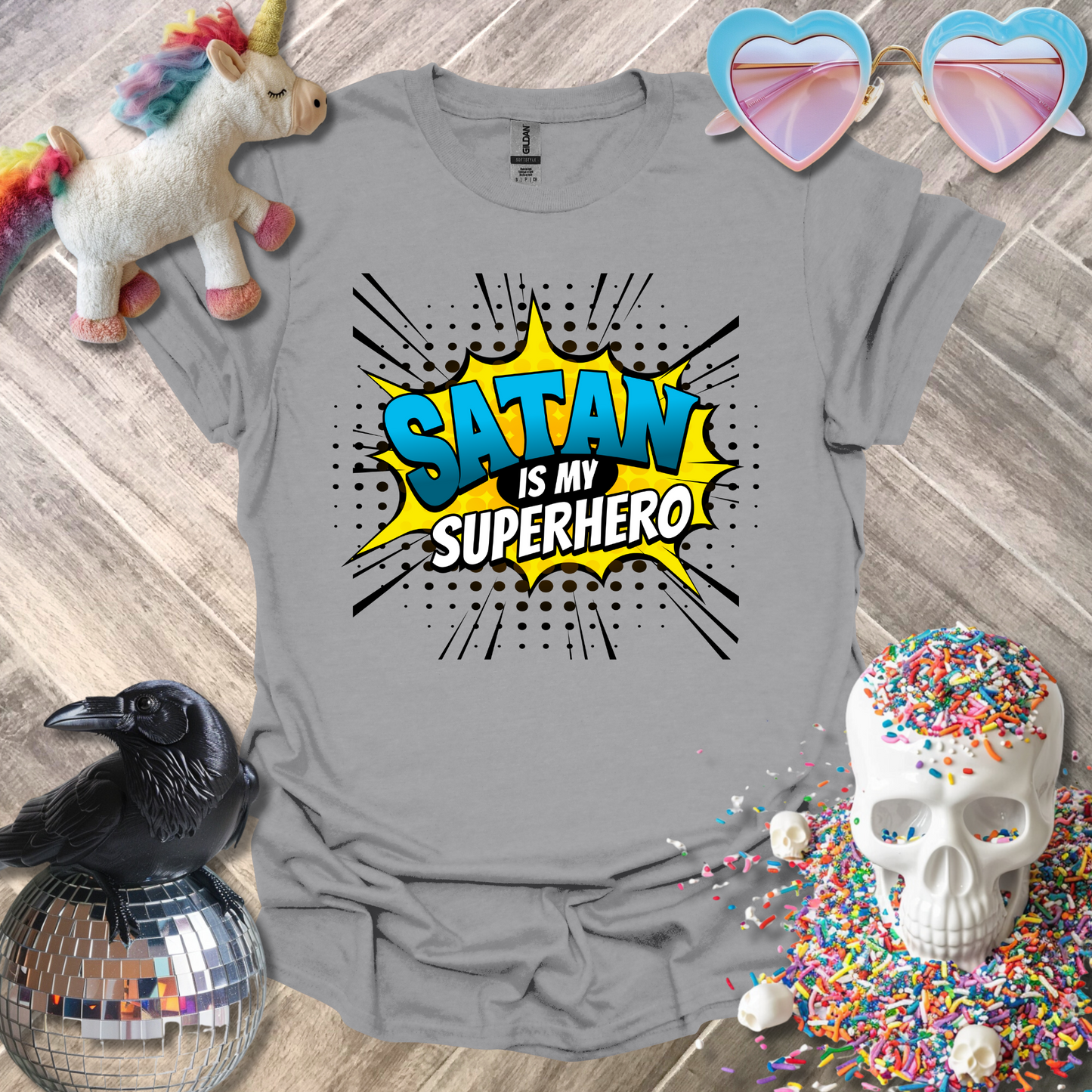 Satan is My Superhero T-Shirt