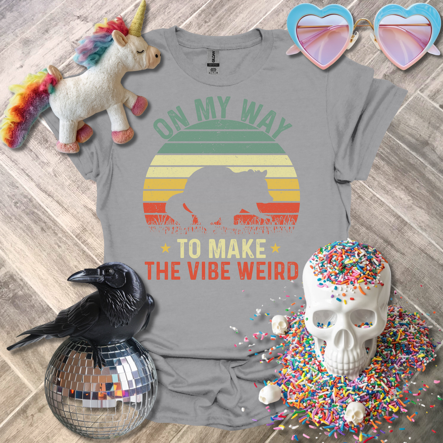 On My Way to Make the Vibe Weird T-Shirt