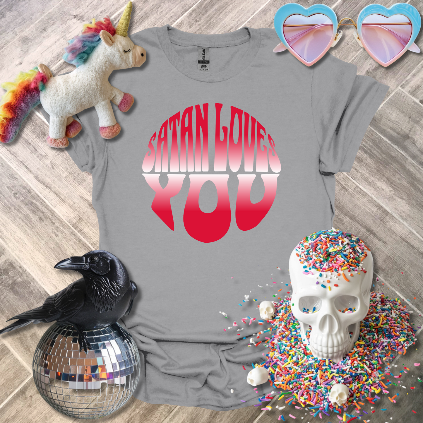 Satan Loves You T-Shirt