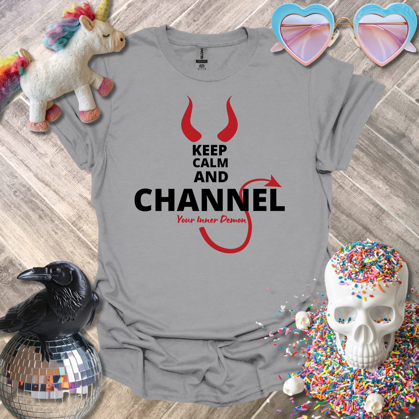 Keep Calm and Channel Your Inner Demon T-Shirt