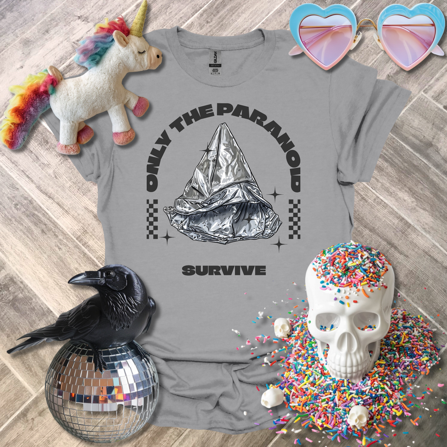 Only the Paranoid Survive T-Shirt