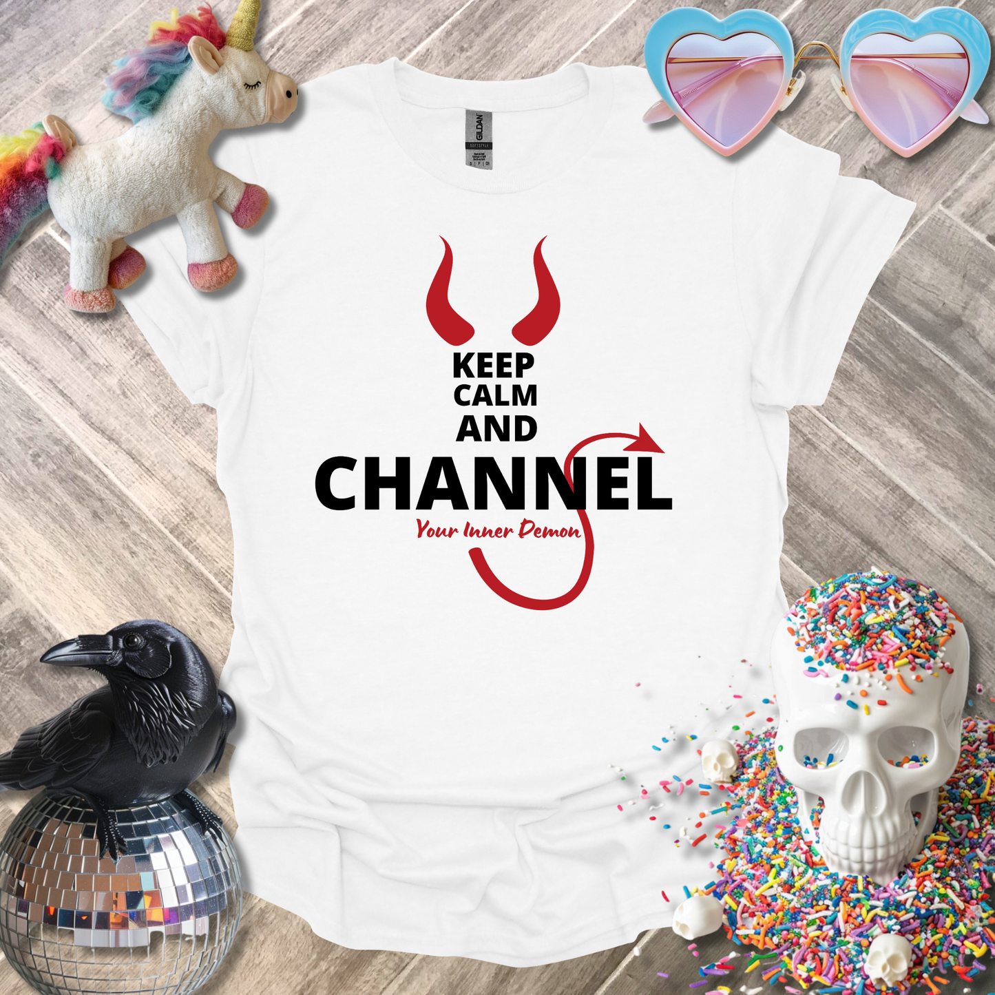 Keep Calm and Channel Your Inner Demon T-Shirt