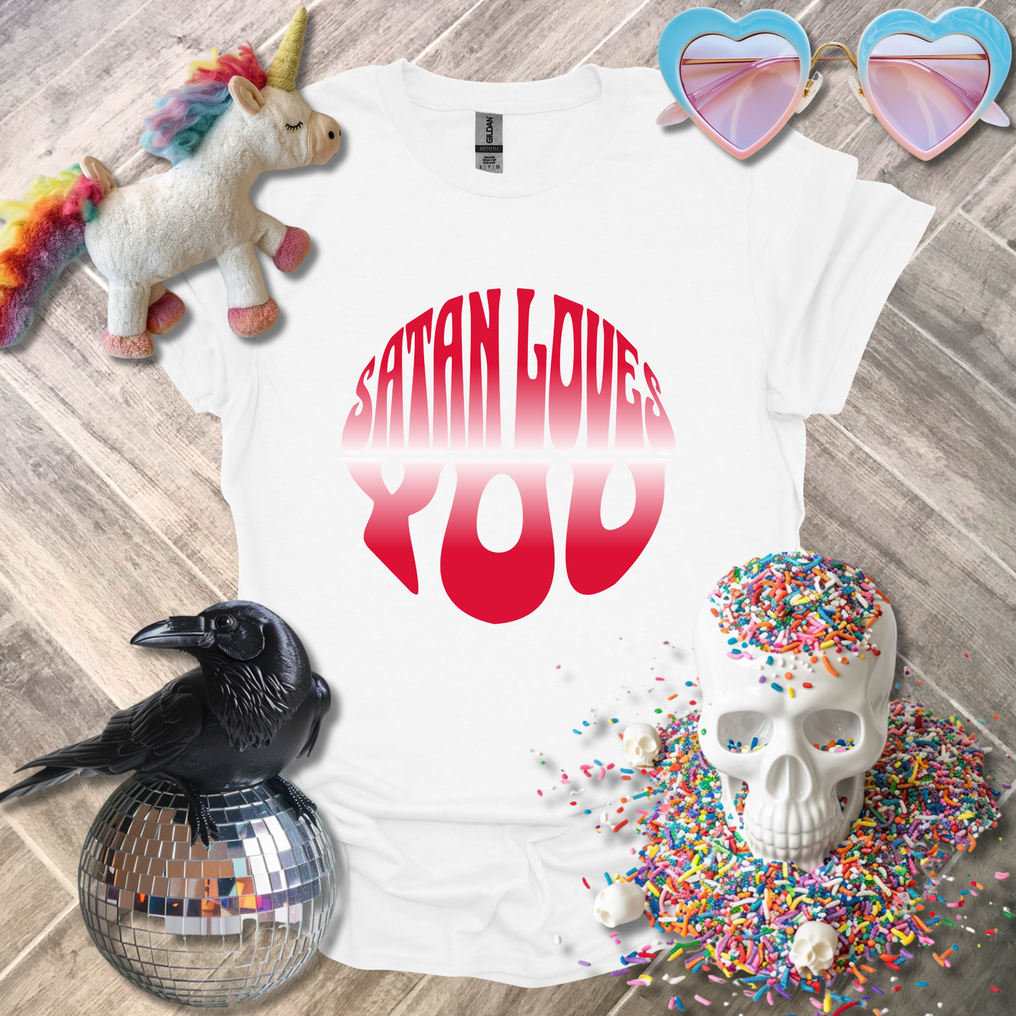 Satan Loves You T-Shirt