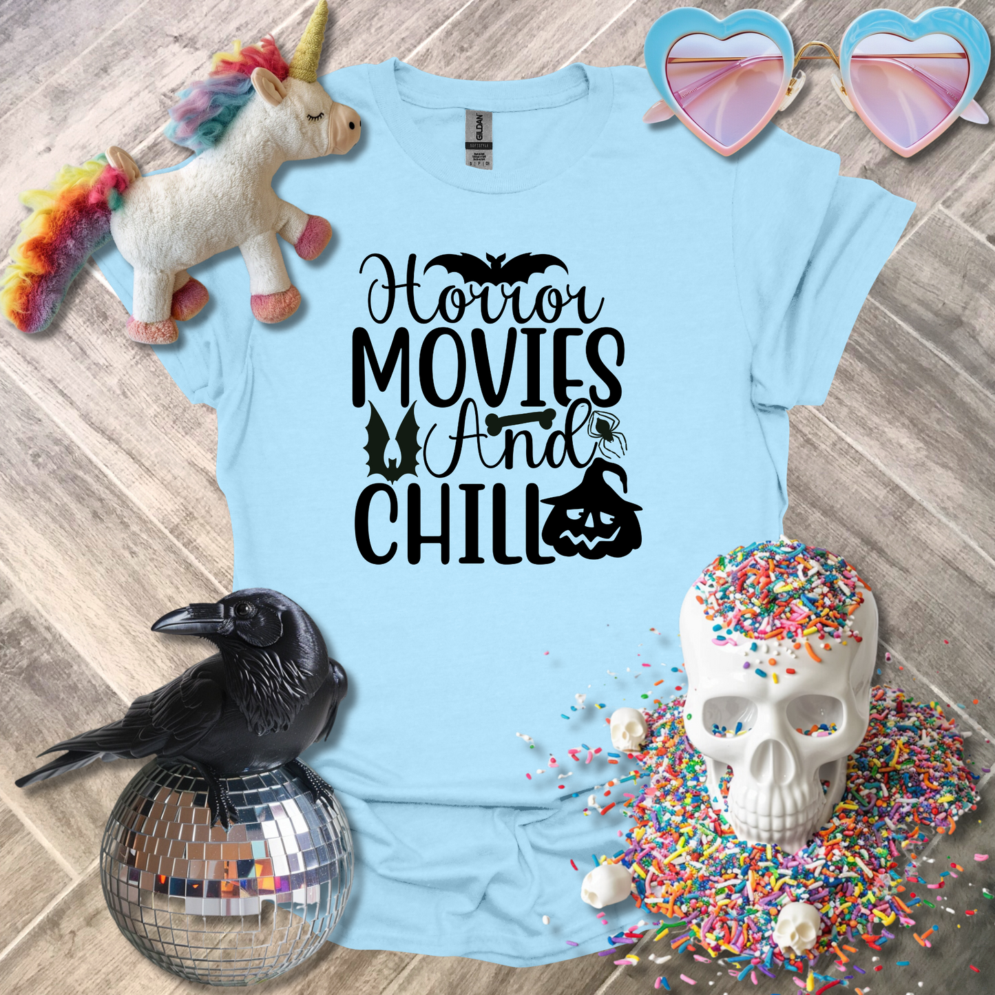 Horror Movies and Chill T-Shirt